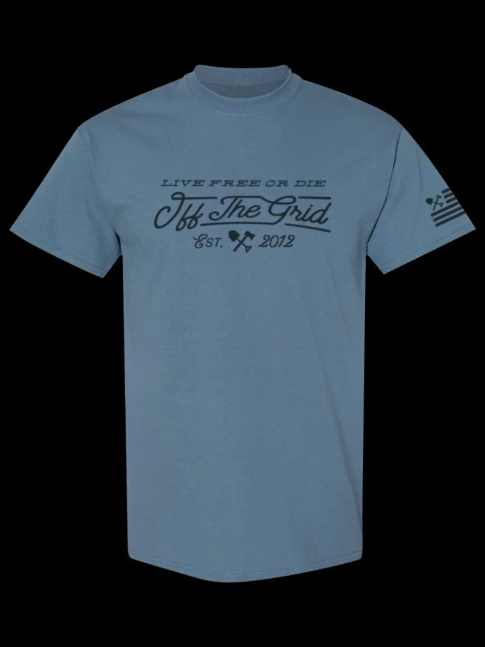 Off The Grid Surplus A Train Tee Shirt - Natural - Picture 2 of 7